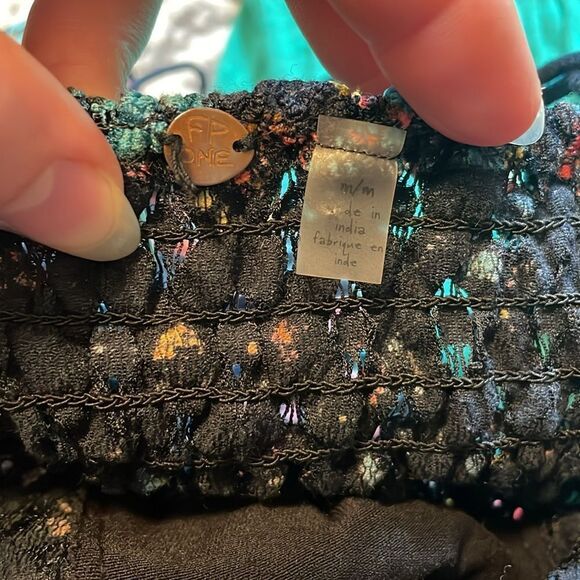 Free People Adella Printed Mini Dress M - Picture 7 of 9